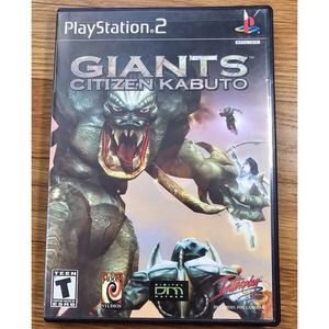 Giants: Citizen Kabuto Sony PlayStation 2 PS2 Black Label Complete w/ Manual CIB